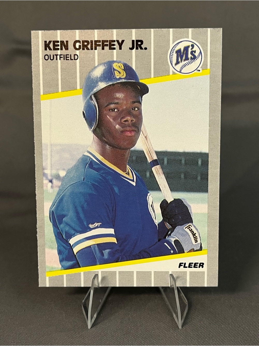 Fleer Ken Griffey Jr. Baseball Card - 1989 Fleer Card #548 MLB Mariners
